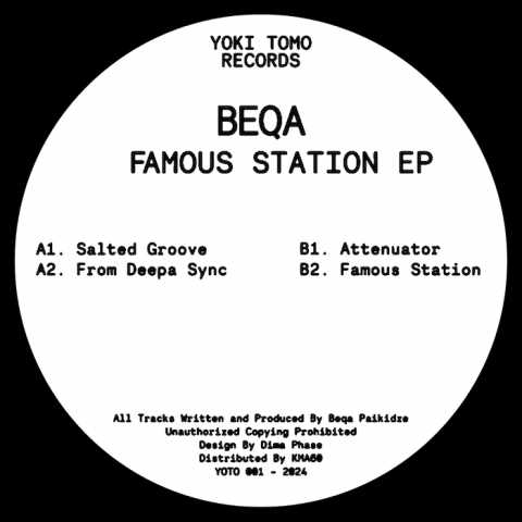( YOTO 001 ) BEQA - Famous Station EP ( 12" ) Yoki Tomo Records